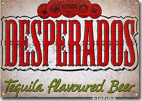 Art Craft Kitchen - Metal Sign - Desperados Tequila Beer