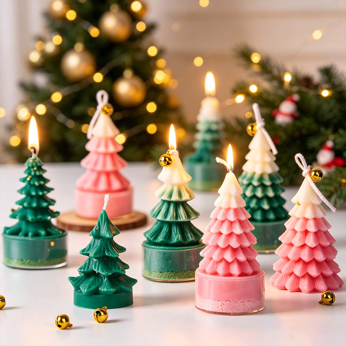 Art Craft Tree - 3D Christmas Tree Silicone Candle Mold