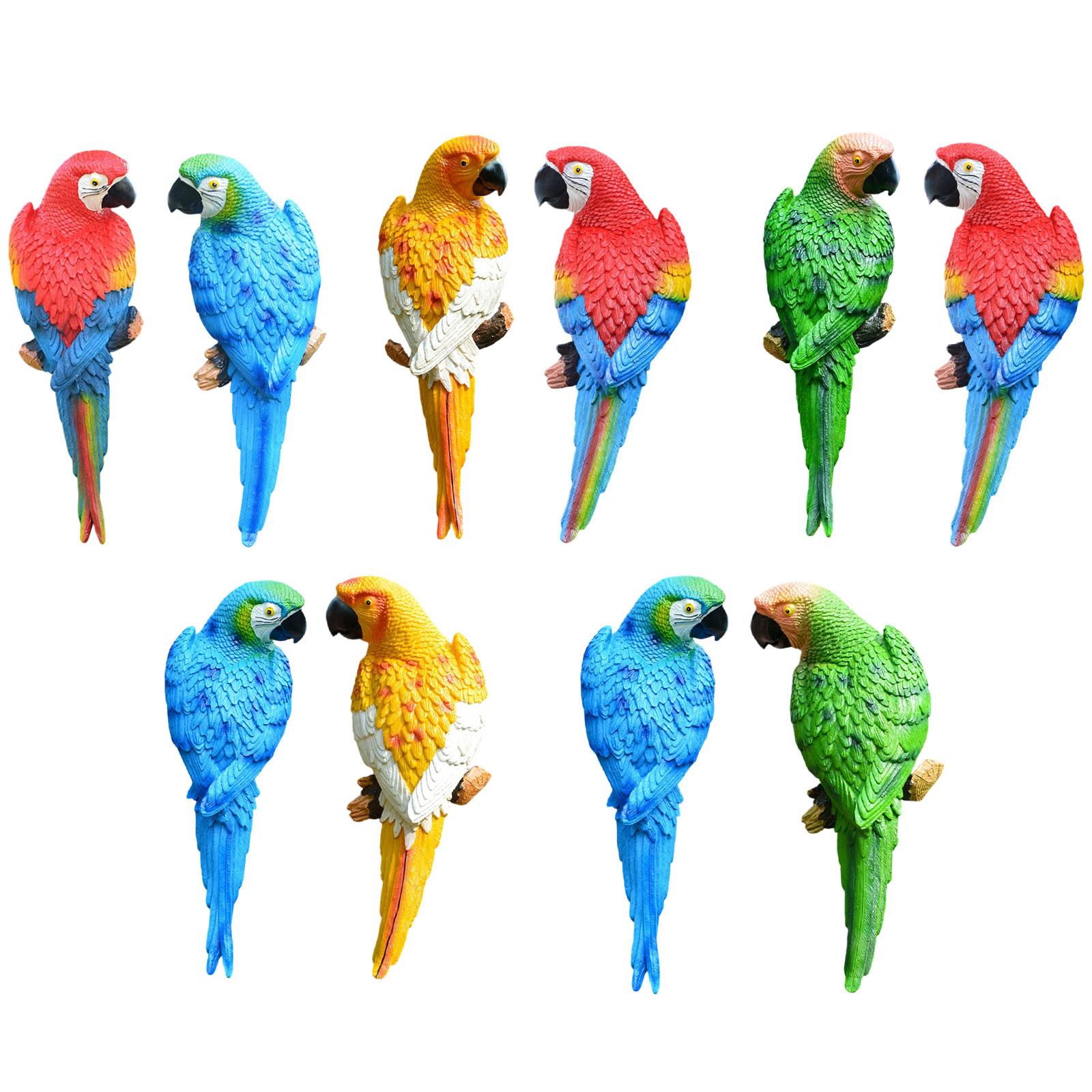2 Pieces Parrot Figurines Yard - Art Craft Tree review and price