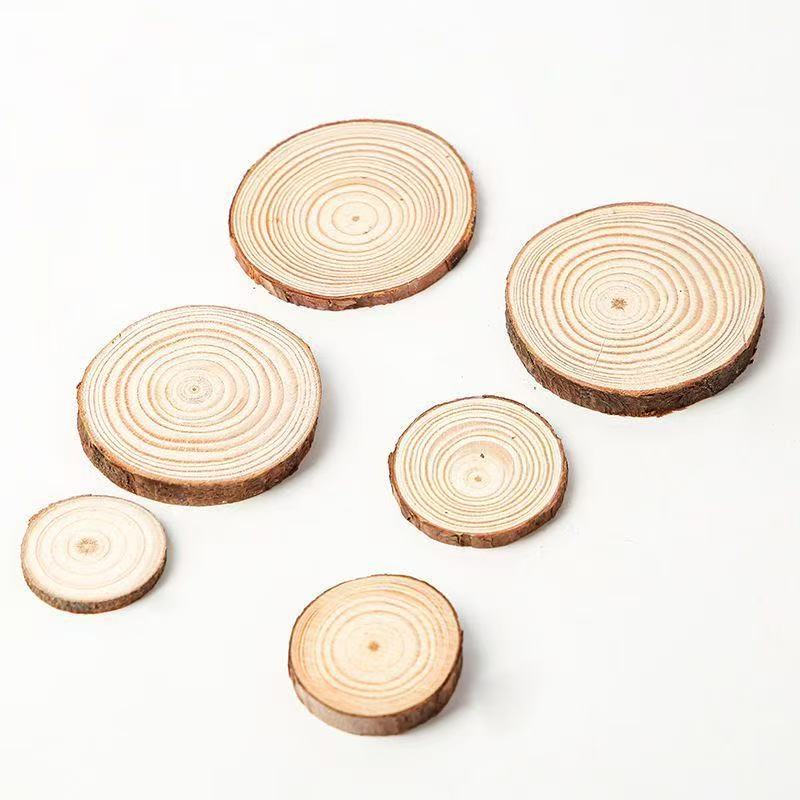 1-30Pcs Natural Pine Wood Slic - Art Craft Tree review and price
