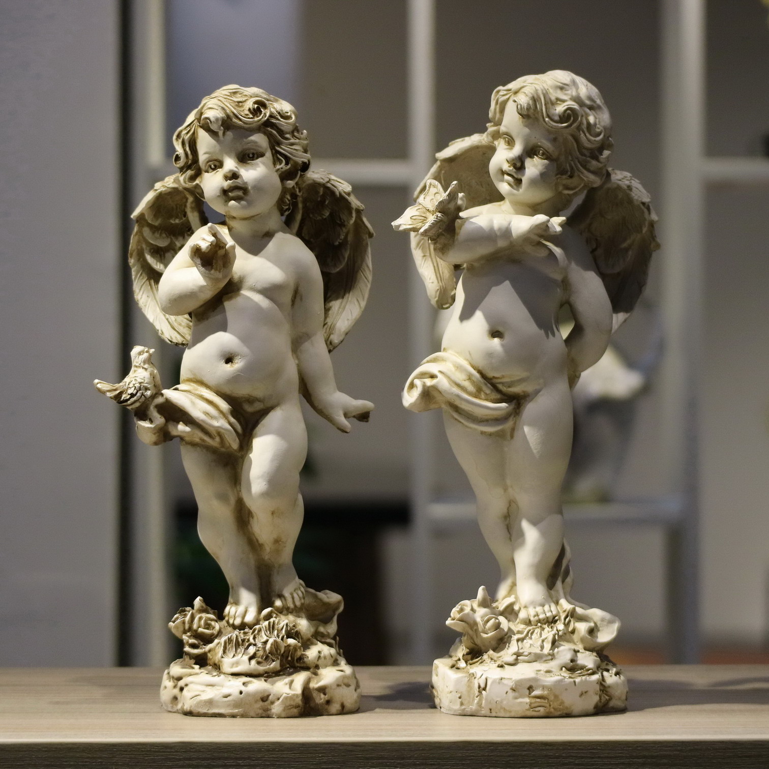 Retro Resin Angel Figurine 29c - Unique Art Craft review and price