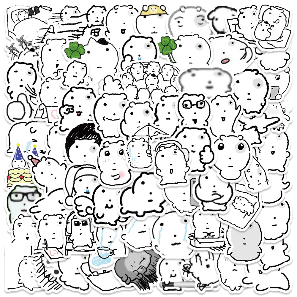 72PCS Abstract Eye Bubble Cat  - Artwork Craft review and price