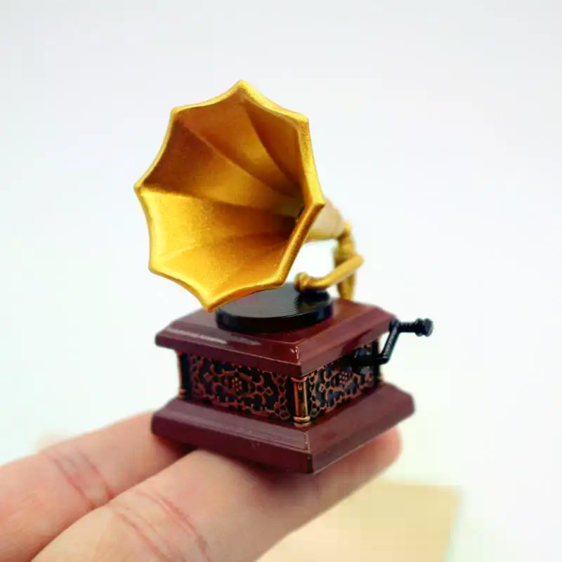 Dollhouse Vintage Phonograph M - Art Craft House review and price