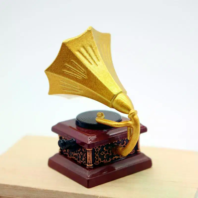 Dollhouse Vintage Phonograph M - Art Craft House review and price