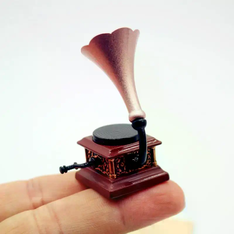 Dollhouse Vintage Phonograph M - Art Craft House review and price