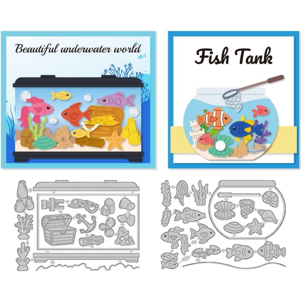 Fish Tank Die Cuts Carbon Stee - Artwork Craft review and price