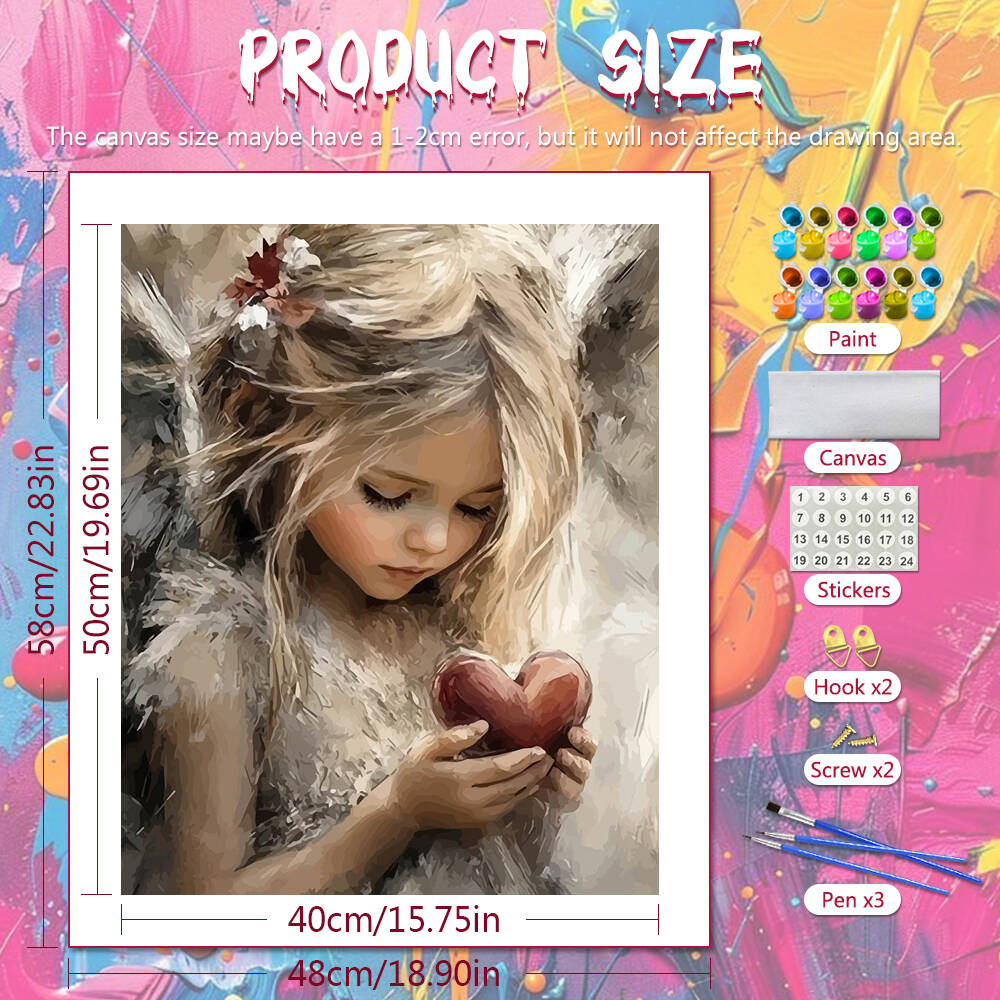 Drawing By Numbers Girl Portra - Unique Art Craft review and price