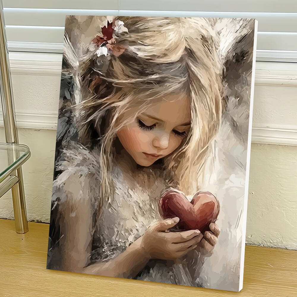 Drawing By Numbers Girl Portra - Unique Art Craft review and price