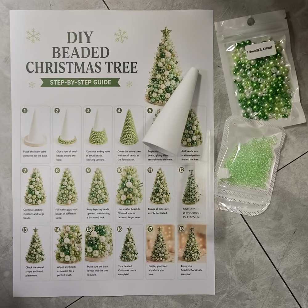 DIY Beaded Christmas Tree Kit, - Art Craft Tree review and price