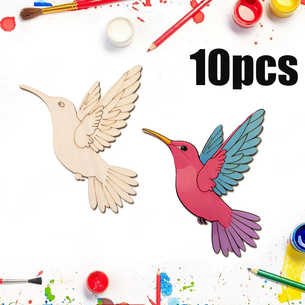 10pcs Unfinished Wood Animal B - Craft Art Set review and price