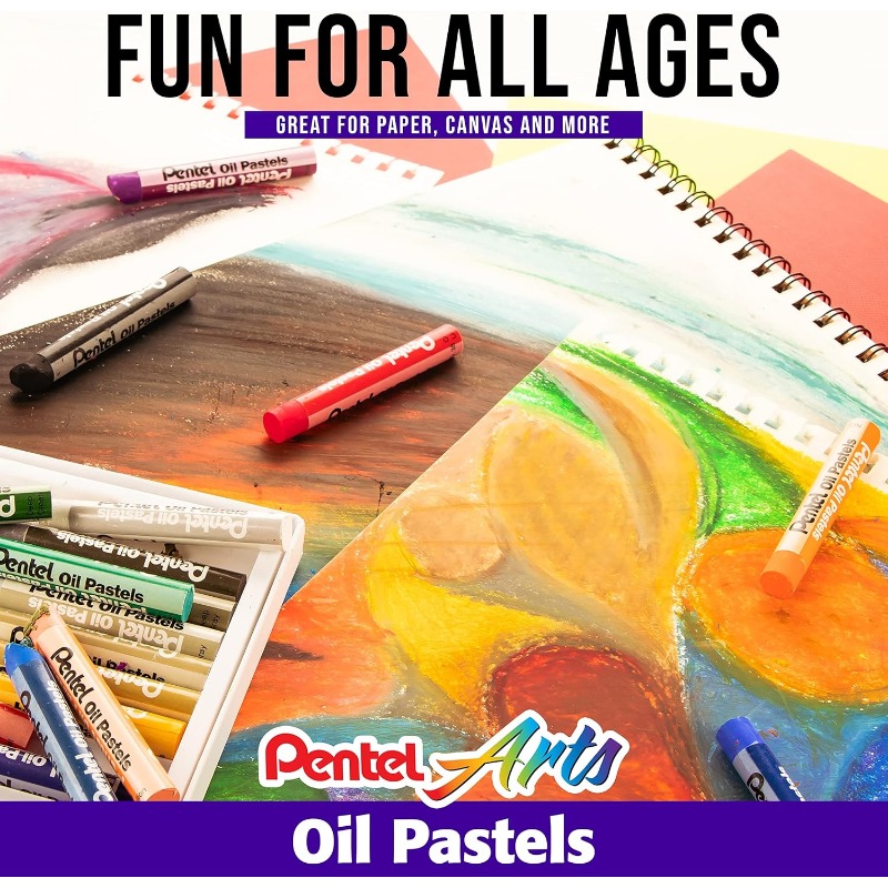 Pentel Arts Oil Pastel Set 6/1 - Chalk Pastel Set review and price