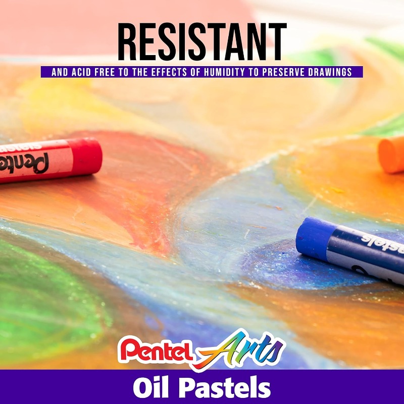 Pentel Arts Oil Pastel Set 6/1 - Chalk Pastel Set review and price
