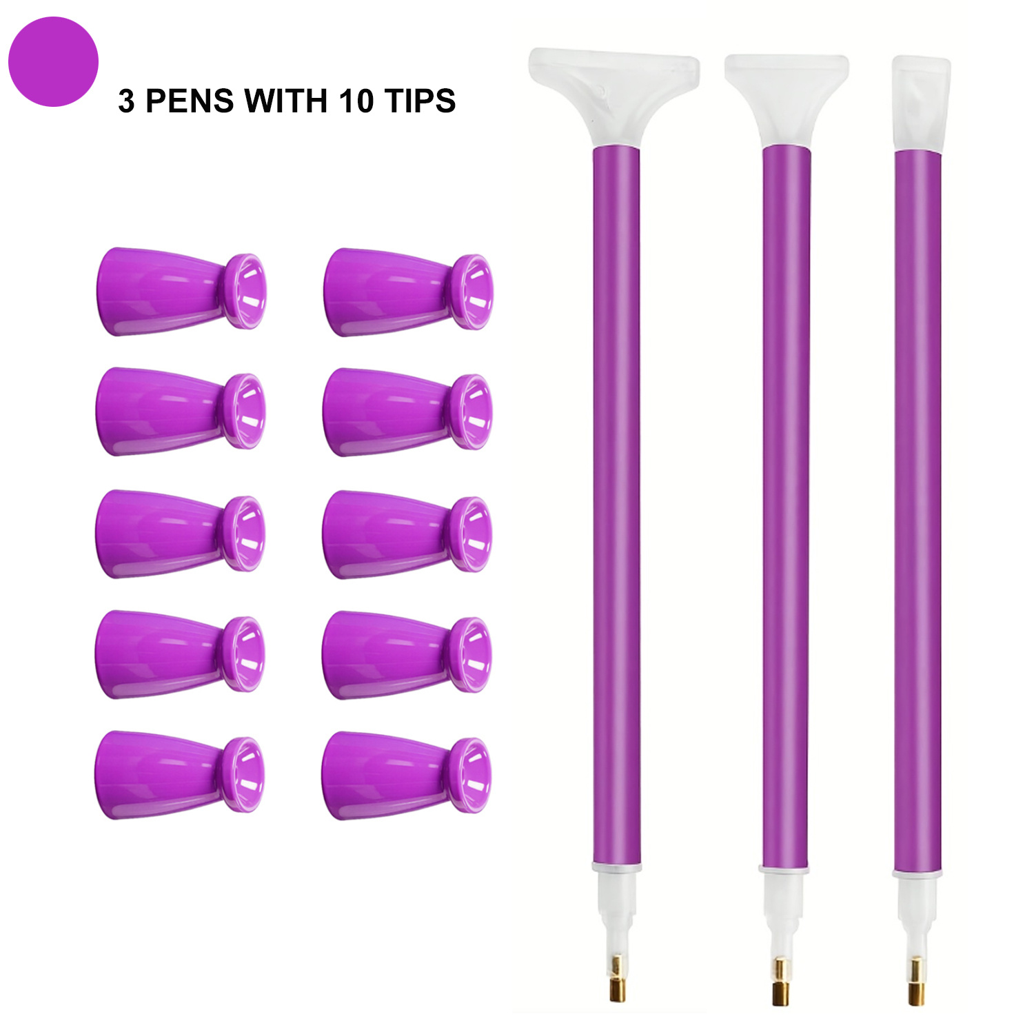10 Silicone Tips & 3 Pens Diam - Craft Art Set review and price