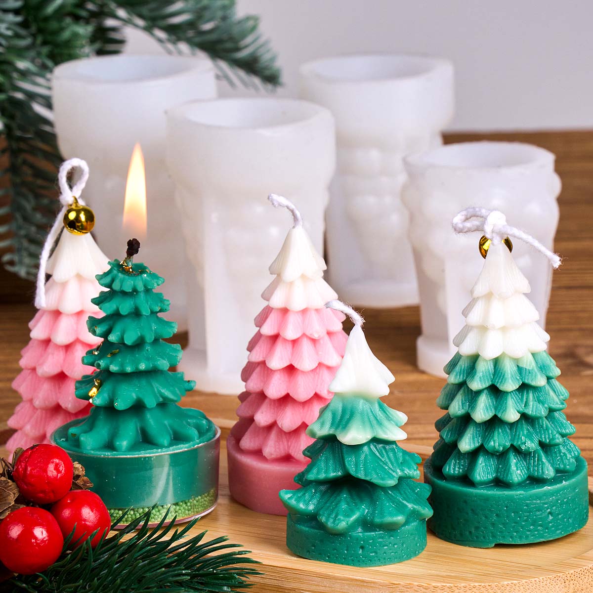 3D Christmas Tree Silicone Can - Art Craft Tree review and price