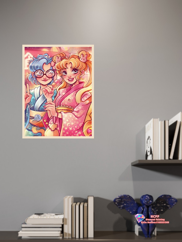 Witch Sister Couple Diamond Pa - Unique Art Craft review and price